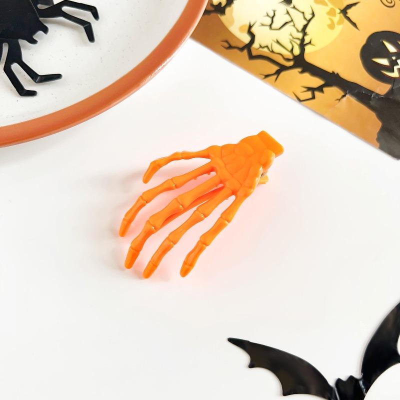 Halloween Κρανίο Harajuku Οστό Χεριού Κλιπ Μαλλιών Πλαϊνό Κλιπ Εορταστική Ατμόσφαιρα Χέρι Φαντάσματος Κλιπ Κορυφής Αξεσουάρ Μαλλιών