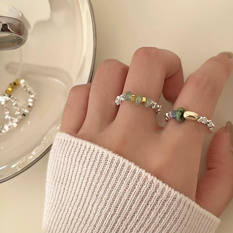 Chic Minimalist Copper Ring With Stunning Pearl Details For Fashionable Women 2022