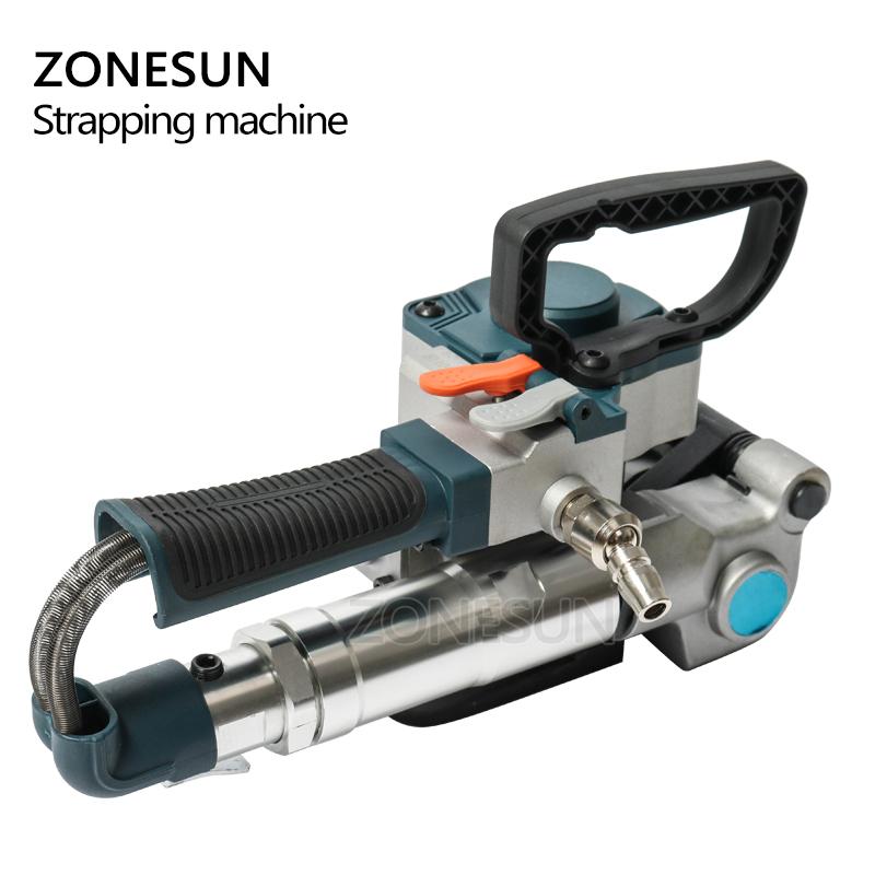 ZONESUN ZS-B19 Pneumatic Friction Welding Strapping Machine Air PET Banding Machine Tool For 13-19mm Width PET Straps