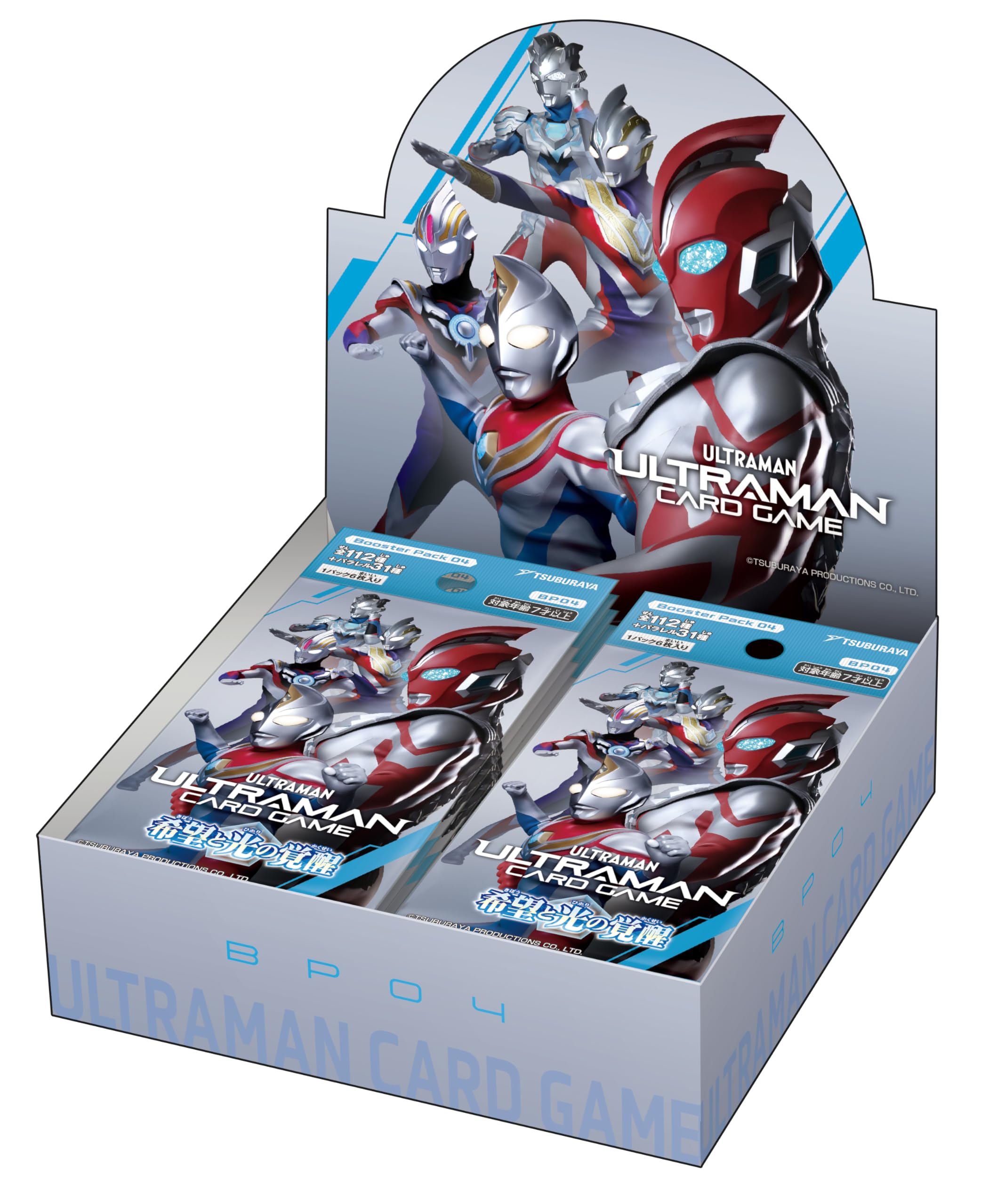

Tsuburaya Productions Ultraman Card Game Booster Pack Awakening of Hope and Light 24 Packs 04 [BP04] (Box)