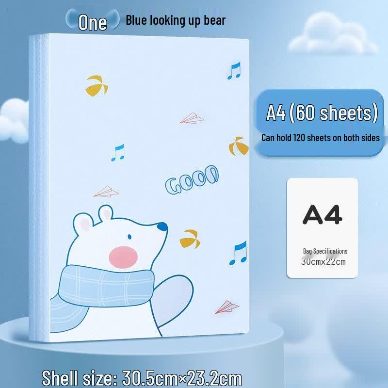 Cartoon A4 Student Document Organizer