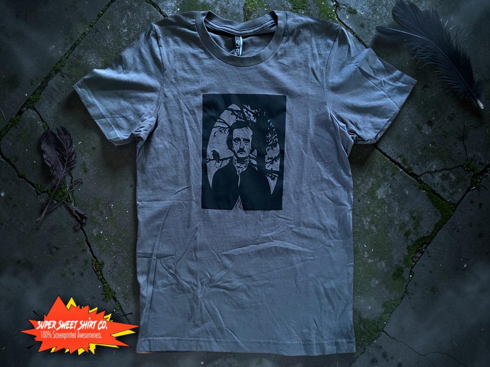 Edgar Allan Poe Shirt | Dark Academia T-Shirt | Gothic Writer Tee | Literary Gift | Classic Horror Author Shirt 3XL