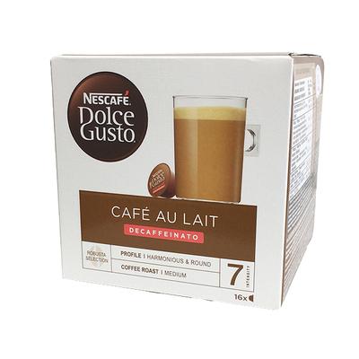 Nescafe Dolce Gusto Cafe Au Lait Decaffeinated 16 Capsules