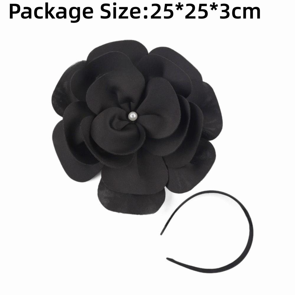 Fashion Headpiece 3D Flower Fascinators Hat Large Flower Formal Tea Party Hats Rose Fascinators Tea Parties