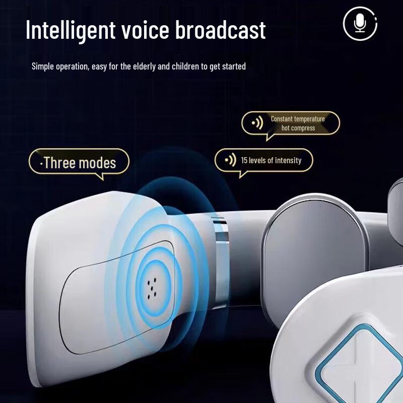 Smart Cervical Neck Massager with Heat CN plug (adapter included)