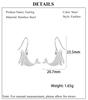 Cazador Lovely Animal Whale Drop Earrings for Women Sea Creatures Dangle Earring Mother Gifts Stainless Steel Jewelry