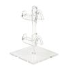 Unique Multilevel Acrylic Eyewear Stand Retail Store Accessories Rack Easy Assemble Acrylic Shelf For Fashionable Glasses Presentation