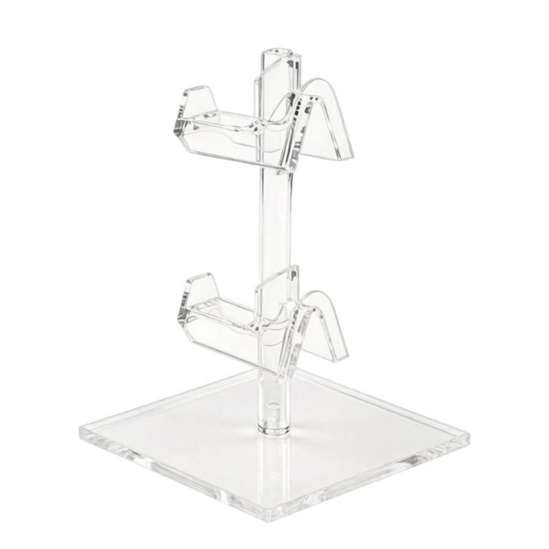 Unique Multilevel Acrylic Eyewear Stand Retail Store Accessories Rack Easy Assemble Acrylic Shelf For Fashionable Glasses Presentation