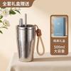Premium Pure Titanium Double Wall Vacuum Insulated Coffee Mug 600ml With Lid Modern Minimalist Office Travel Cup