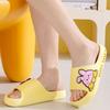 New Summer 2025 Non-Slip Odor-Free Cartoon Soft Sole Comfortable Indoor Outdoor Women High Heels Slippers