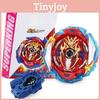 High-quality Red Spinning Top Toy With Double Pull String Launcher For Kids And Adults