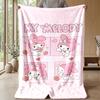 Soft Flannel Blanket Lightweight Cozy Bedroom Living Room CoverMy Melody
