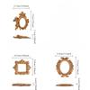 European Victorian Style Retro Resin Mini Angel Oval Small Photo Frame Accessory Positioning Frame Earring Necklace