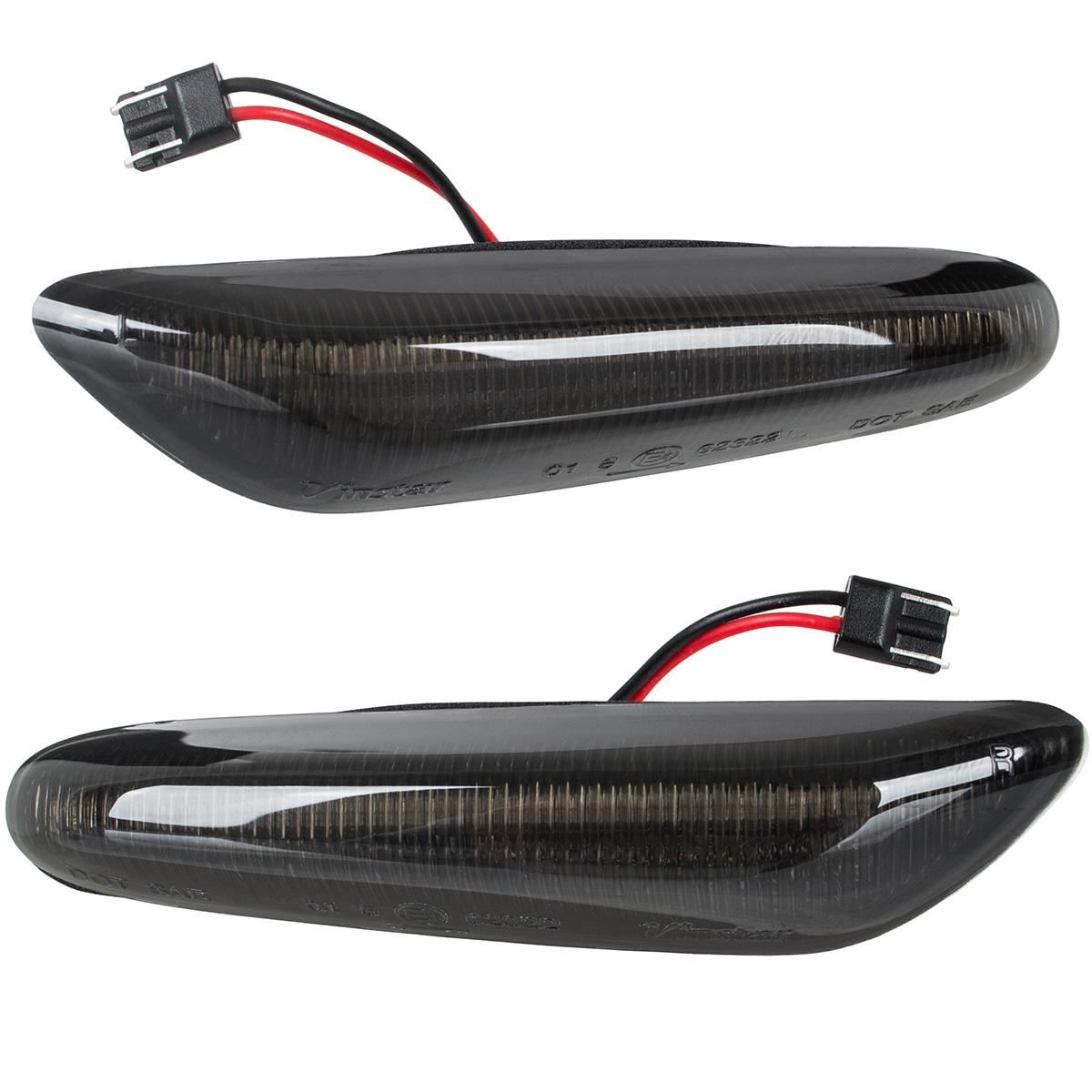 BMW X3 E83 Indicatori di direzione laterali LED FUMÉ DINAMICI 2 pz. IMPOSTATO