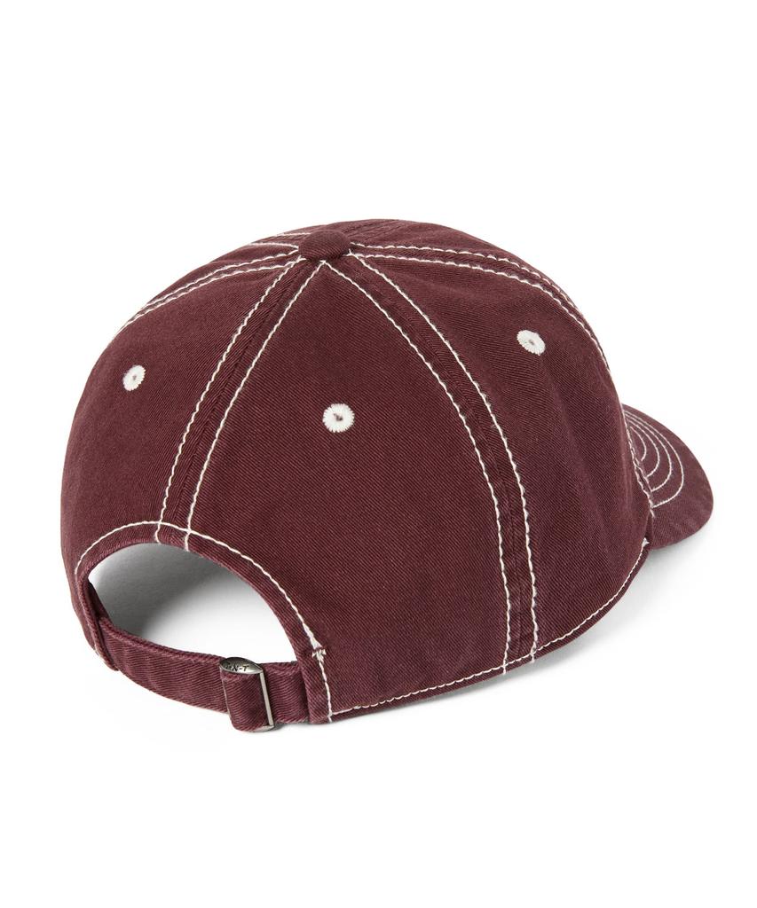THISISNEVERTHAT Contrast Stitch Cap Burgundy