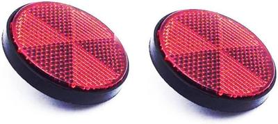 Reflektor Motorrad Runder Reflektor für Auto Reflektor Motorrad Fahrrad Hinten