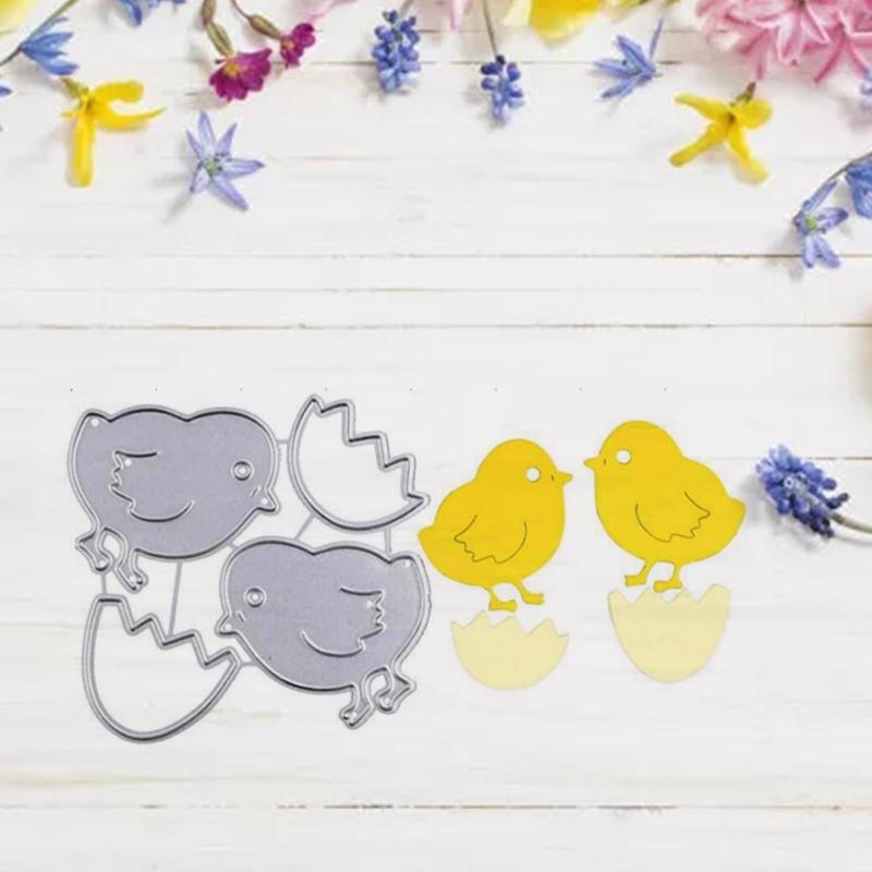 Metal DIY Embossing Moulds Cute Chick Embossing Stencil Cutting Dies for Album Paper Card Making Scrapbooking Durable