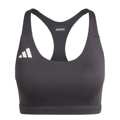 Adidas Women's Adizero Essentials Running Sports Bra, Medium Support, IKV45, Black (IT6708), Size J/L, AB