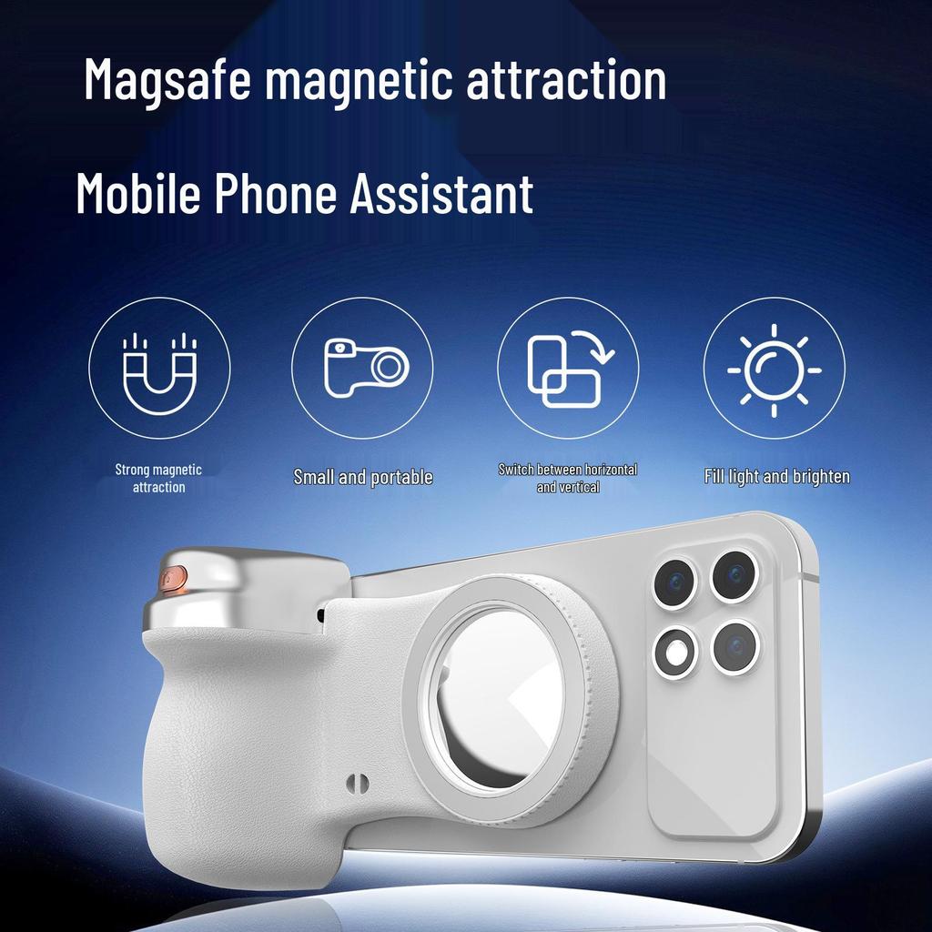 Bluetooth Magnetic Selfie Stick & Stabilizer with Remote Control for Universal Phone Vlogging