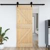 VidaXL Door NARVIK 95x210 Cm Solid Pine Wood, Interior Door, Barn Door, Interior Barn Door, Door 154429