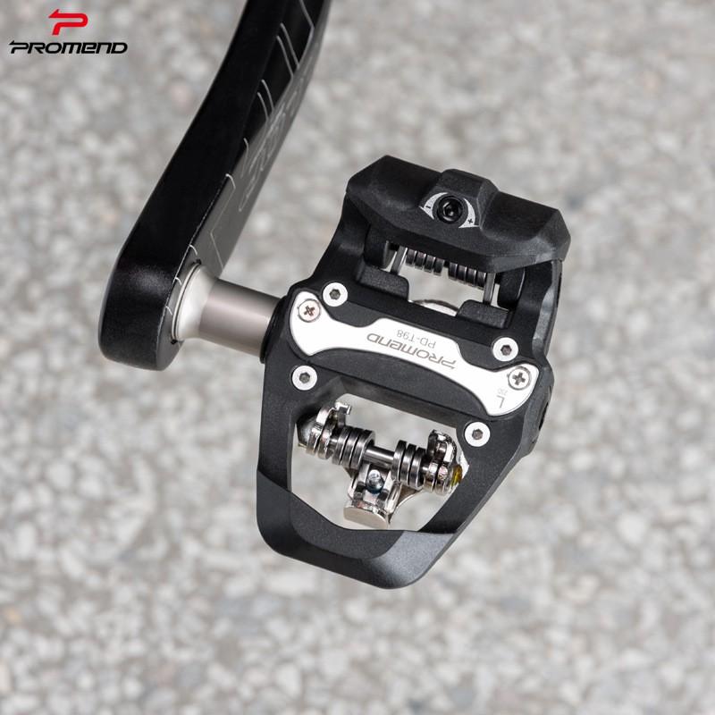 PD-T98 Dual-Use Mountain Road Bike Clipless Pedals With Nylon Body Aluminum CrMo Steel Spindle Sealed Bearing