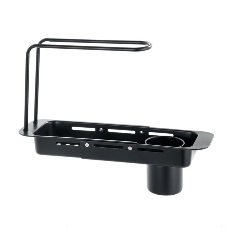 Stainless Steel Telescopic Sink Rack Storage Stand for Kitchen Storage X3UC