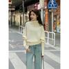 Women's 2025 Winter High-Neck Cowl Sweater: Chic Lazy Style Knitwear