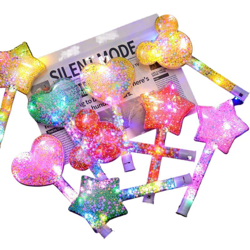 Glow Stick: Kolorowe Migające Rekwizyty Imprezowe Płatki Śniegu, Gwiazdy i Serca