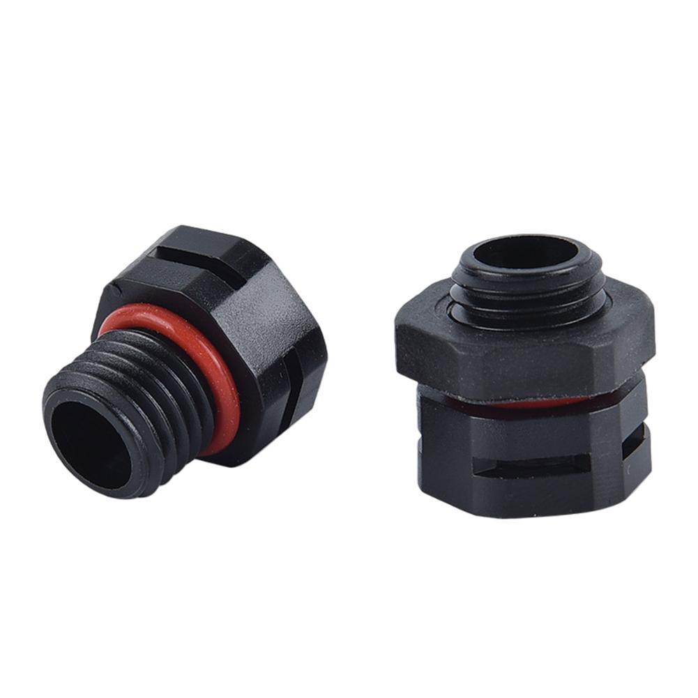 10 Pack Waterproof Ventilation Screws for For outdoor Lighting Fixtures IP68 Rated Breathing Valves M Sizes Black