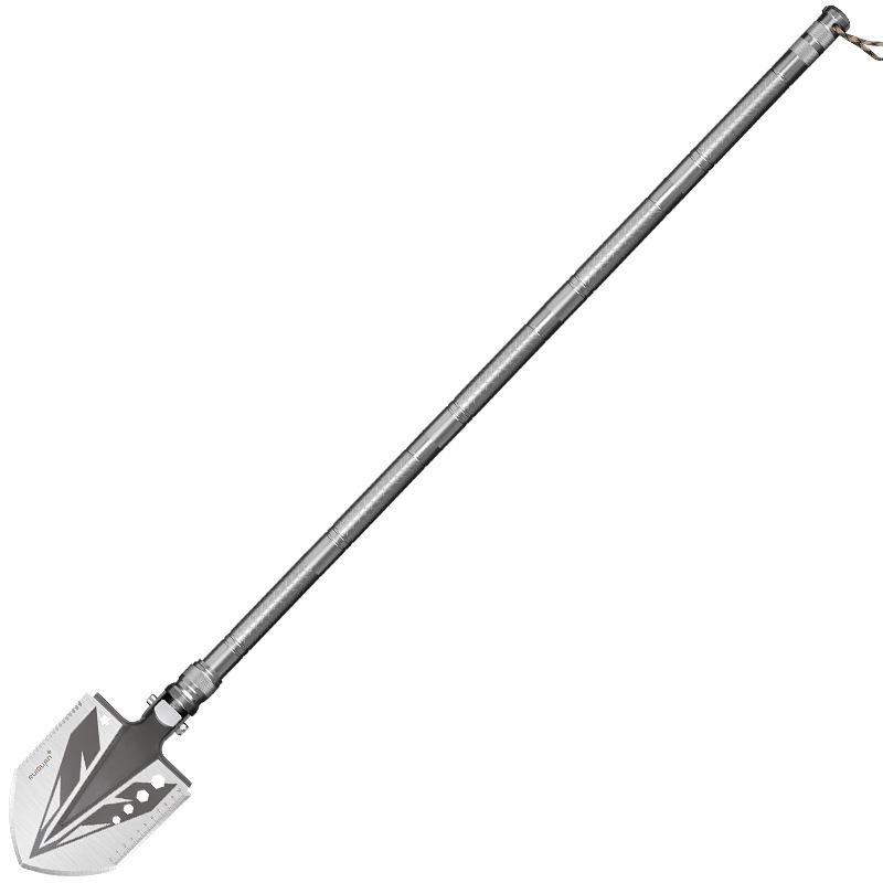 Multi-functional Outdoor Folding Shovel: Manganese Steel, Ideal for Camping, Fishing, Off-road Use, and Vehicle-mounted Tasks
