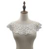 New Embroidery Lace Neckline DIY Hollowed-out Fake Collar White Handmade Curved Neckline Slim Clothes Sewing Applique