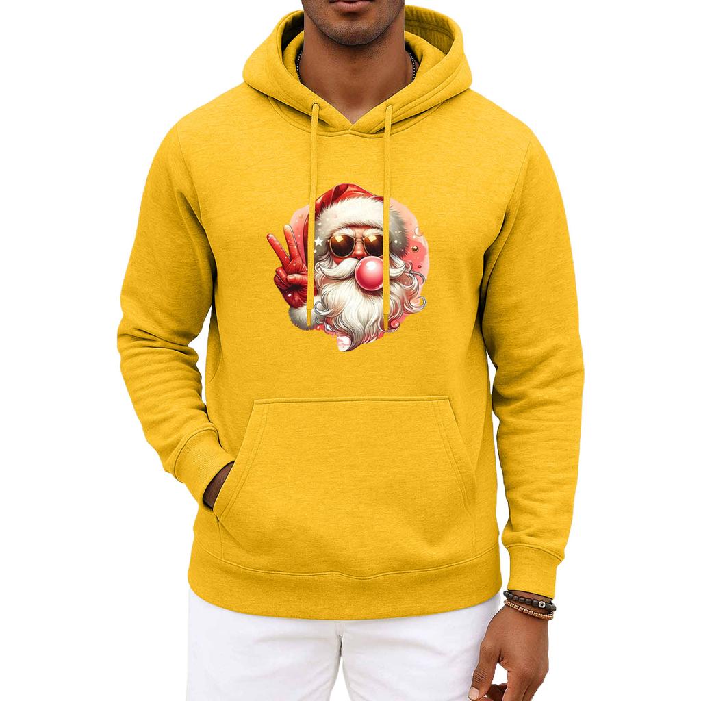 Men's And Women's Christmas Hooded Hood Long Sleeves Hoodie
