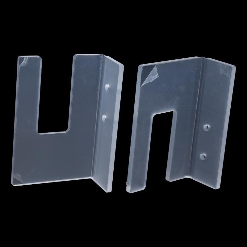 1 Pair Acrylic Skateboard Display Rack Wall Stand Fixed Mount Indoor Floating Skateboards Storage Bracket Decoration