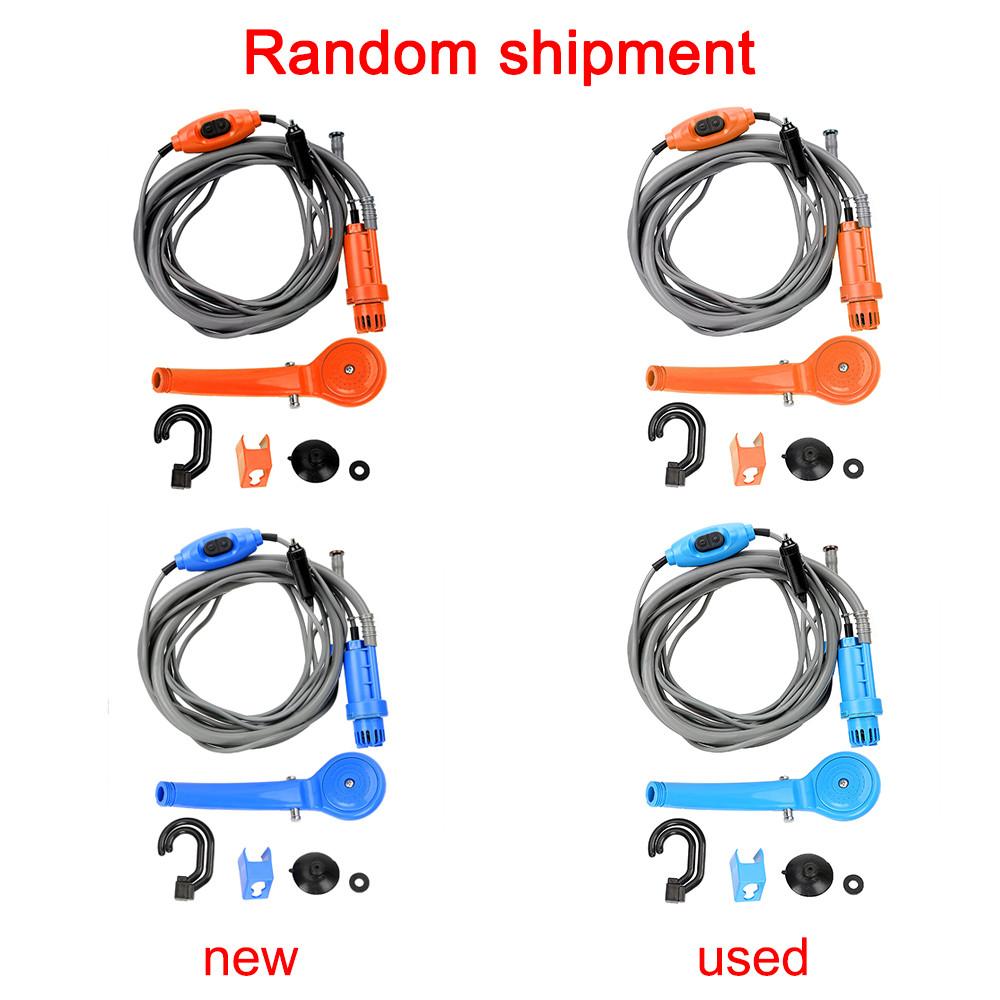 DC 12V Portable Car Shower Set Travel Camping Shower Heads Outdoor Handheld Shower Cleaning Tool