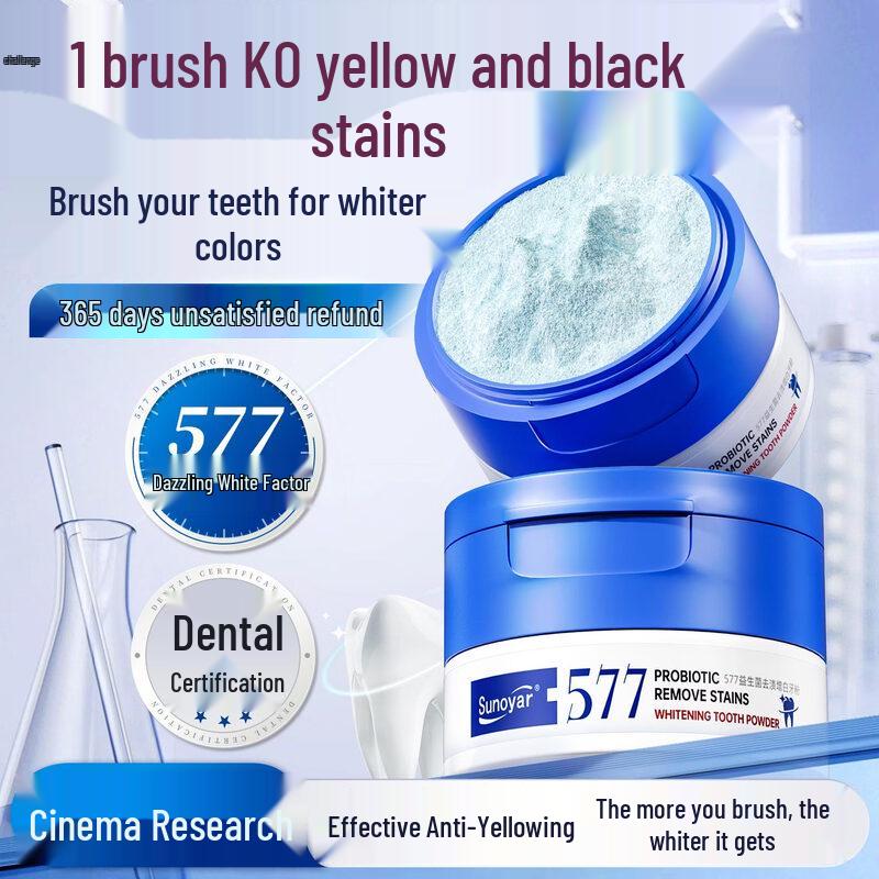 Sunoyar Probiotic Teeth Whitening & Cleaning Powder JD Official & Guaranteed