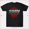 Cody Teks 2025 Full Size S 5XL T Shirt Vintage Washed Slightly Stretched Versatile Graphic Breathable Casual Fashion Homme Soft