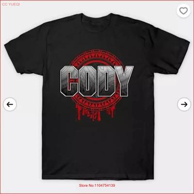 Cody teks 2025 taille réelle S 5XL T-shirt vintage Lavé Légèrement Étiré Polyvalent graphique Respirant Mode décontractée homme Doux