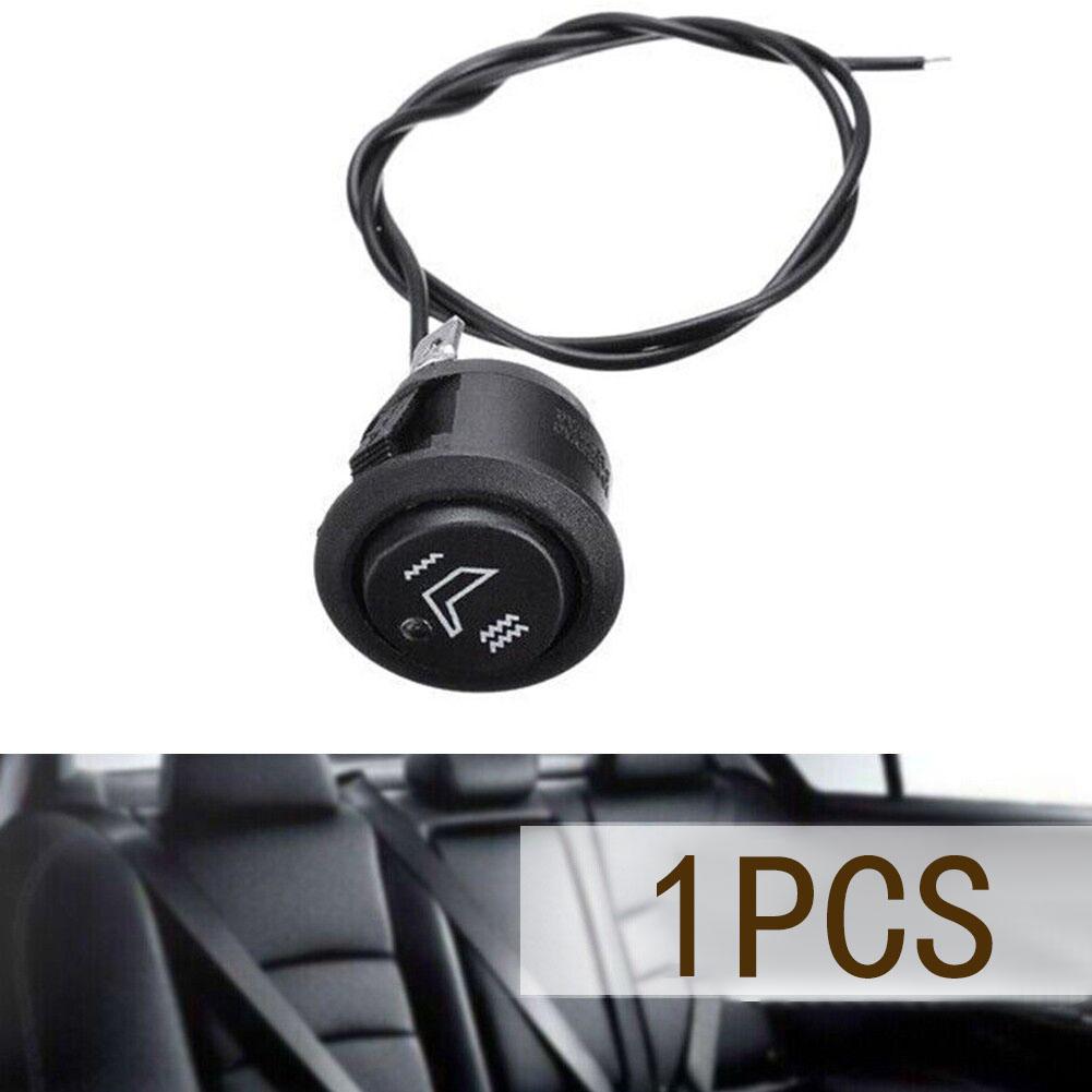 Heater Switch Seats Switch Rocker Hi/Low Off Round Heated 12V 1Pc