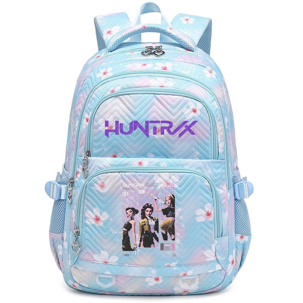 Kpop Demon Hunter Girl Group Trendy Lightweight School Backpack - Large Capacity, Double Shoulder, Korean Style