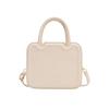 Minimalist Square Underarm bag PU Leather Ladies Shoulder Bag Small Messenger Bag  Girls