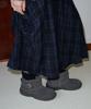 Khiho Boucle Buckle Shorts Winter Boots Gray