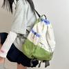 Spring Summer New Lightweight Travel Op Street Sle Dual Oulder Bag Tote Ket Color Blo Fre Small Bapa With Drawstring