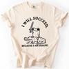 I Will Succeed Because I Am Insane Comfort ColorsTee, Frog Riding Alligator Meme, Unhinged Funny Shirt, Sarcastic Tee, Funny Insane
