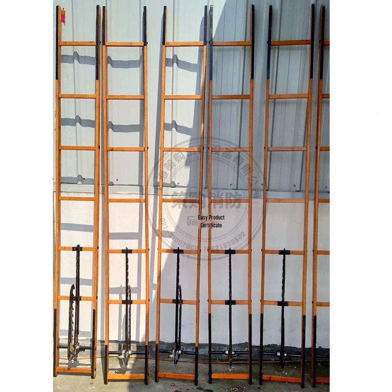 3C Certified Two-Section Firefighting Rescue Ladder with Hook - Available In 3m, 4m, and 6m Lengths