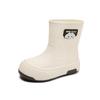 2025 new waterproof rain shoes women's fashion wear warm short rain boots Internet celebrity platform water shoes soft sole rubber shoes