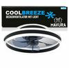 COOLBREEZE Taklampe Stille takvifte med belysning Taklampe