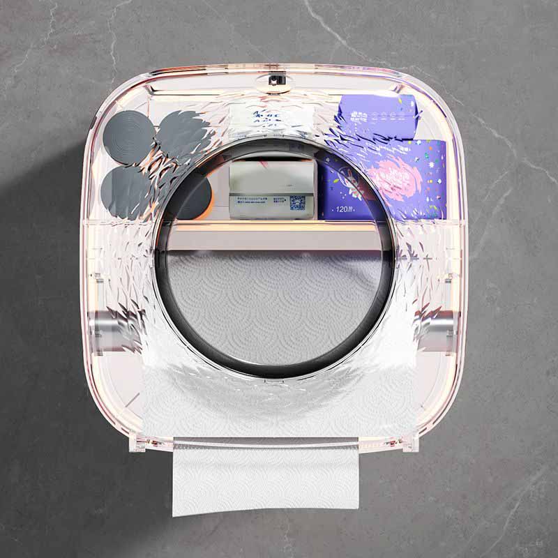 Vodotěsný držák na toaletní papír Držák na papírové ručníky na stěnu Polička Zásobník na toaletní papír Zásobník na roli papíru Úložný box