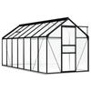 Day and Night - Day and Night Greenhouse with Anthracite Gray Aluminum Base Structure 8.17 M²