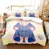 3D Printed Anime Onimai Bedding Set 2/3 Piece Duvet Cover Set Cute Girls Printed Bed Linen For Bedroom Decor Fans Gift
