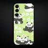Cute Panda  Phone Case For Samsung Galaxy A73,A72,A71,A70,A53,A52,A51,Others Soft Black Cover